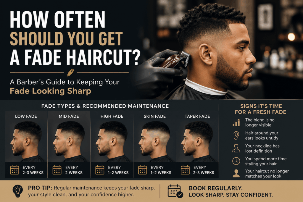 How Often Should You Get a Fade Haircut? A Barber's Guide to Keeping Your Fade Looking Sharp
